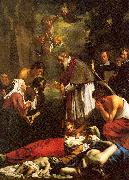 Oost, Jacob van the Younger St. Macaire of Ghent Tending the Plague-Stricken oil painting picture wholesale